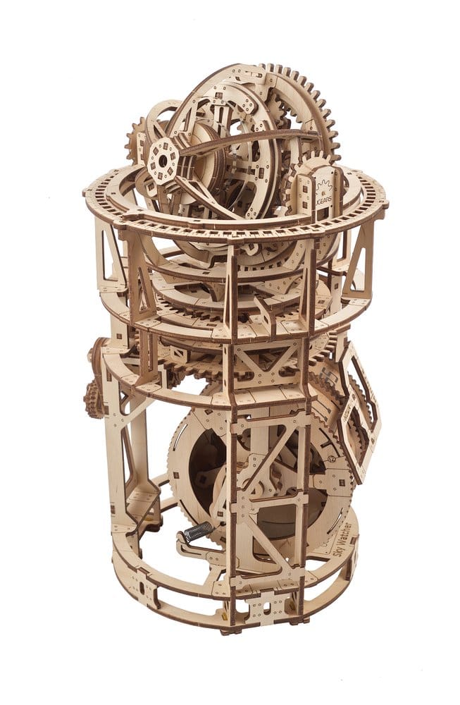 Ugears Modellbausatz aus Holz Tourbillon-Tischuhr Sternengucker