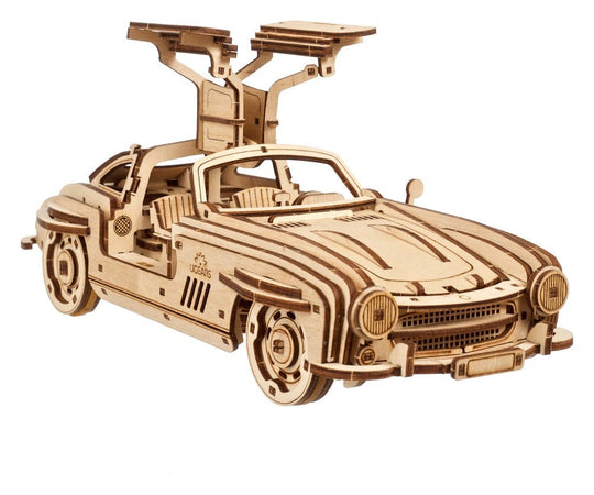 Ugears Modellbausatz aus Holz Flügeltüren-Sportcoupé