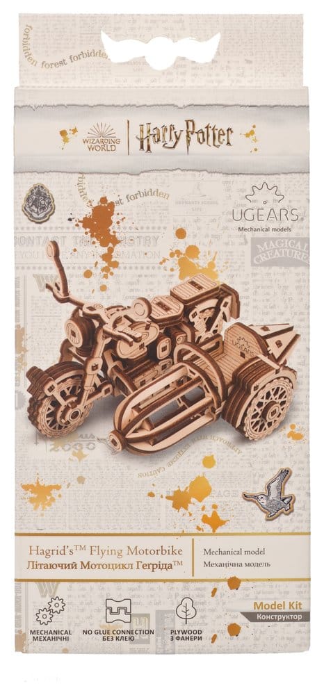 Harry Potter Modellbausatz aus Holz Hagrids fliegendes Motorrad