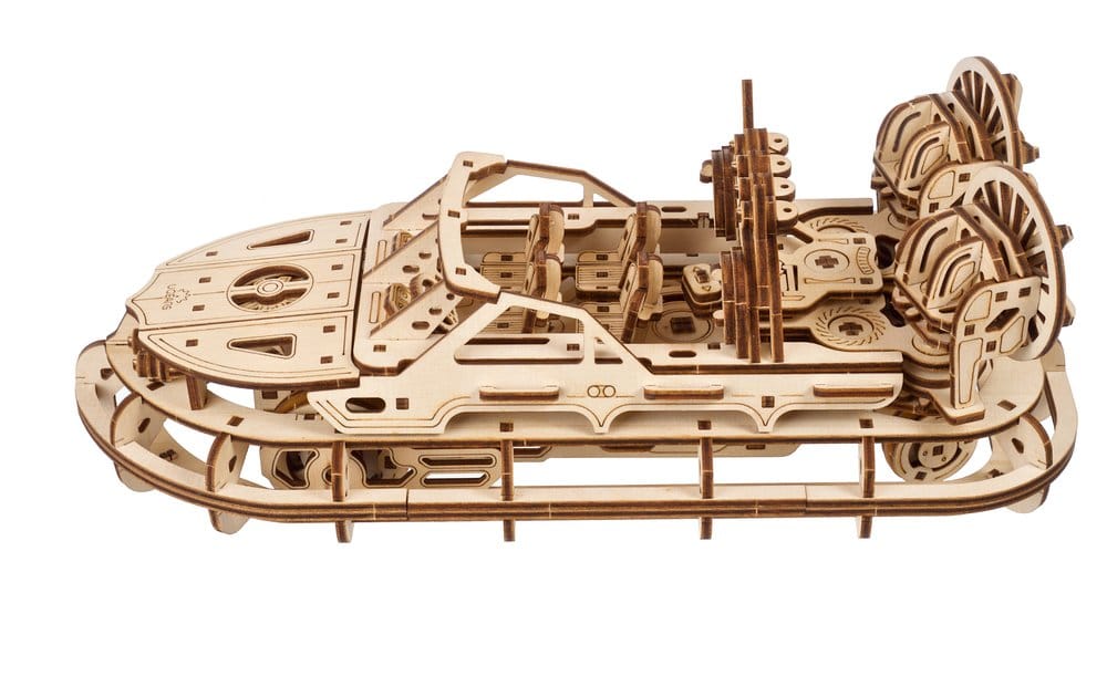 Ugears Modellbausatz aus Holz Rettungs-Luftkissenboot