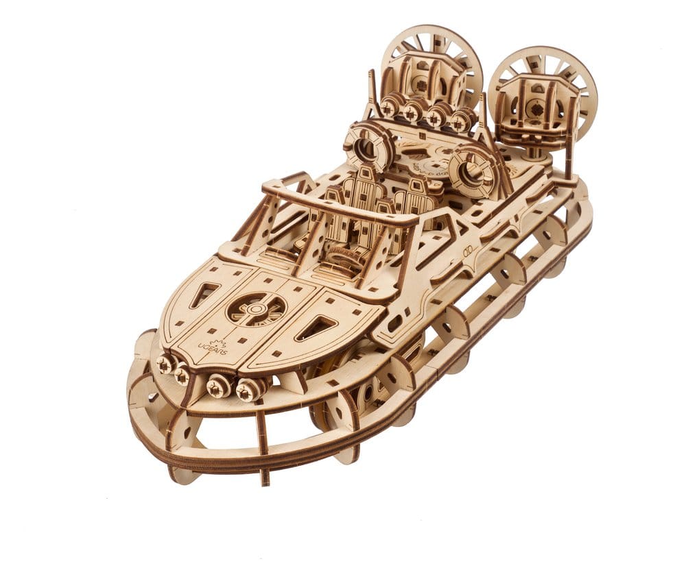 Ugears Modellbausatz aus Holz Rettungs-Luftkissenboot