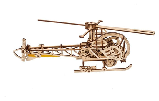 Ugears Modellbausatz aus Holz Mini-Hubschrauber