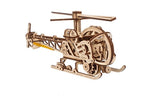Ugears Modellbausatz aus Holz Mini-Hubschrauber