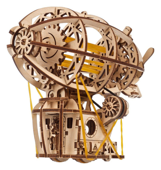 Ugears Modellbausatz aus Holz Steampunk-Luftschiff