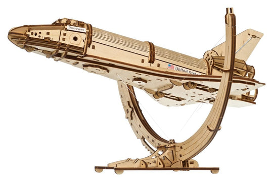 NASA Modellbausatz aus Holz Space Shuttle Discovery