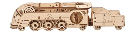 Ugears Modellbausatz aus Holz Mini-Lokomotive