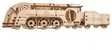 Ugears Modellbausatz aus Holz Mini-Lokomotive