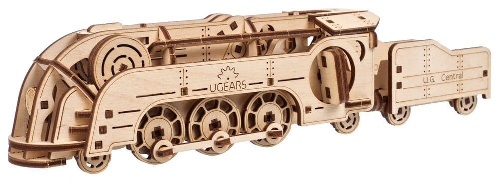 Ugears Modellbausatz aus Holz Mini-Lokomotive
