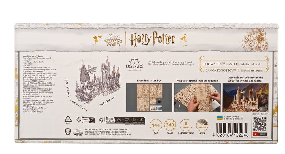 Harry Potter Modellbausatz aus Holz Schloss Hogwarts