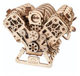 Ugears Modellbausatz aus Holz V8-Motor
