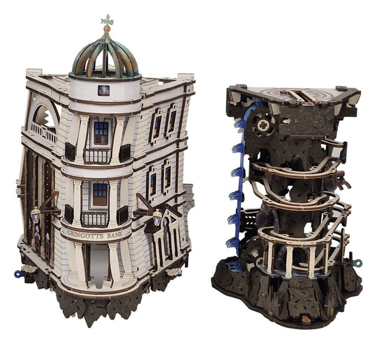 Harry Potter Modellbausatz aus Holz Gringotts Bank Murmelbahn