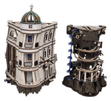 Harry Potter Modellbausatz aus Holz Gringotts Bank Murmelbahn