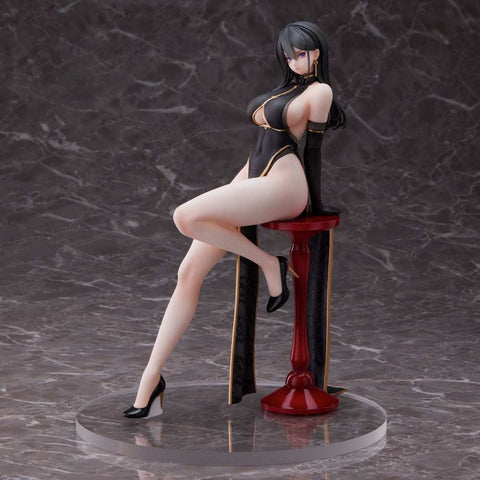 Original Character PVC Statue Hayabusa Illustration Black China Dress-chan 16 cm