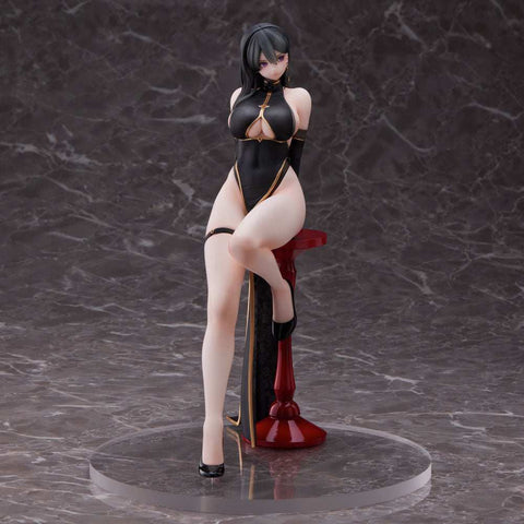 Original Character PVC Statue Hayabusa Illustration Black China Dress-chan 16 cm