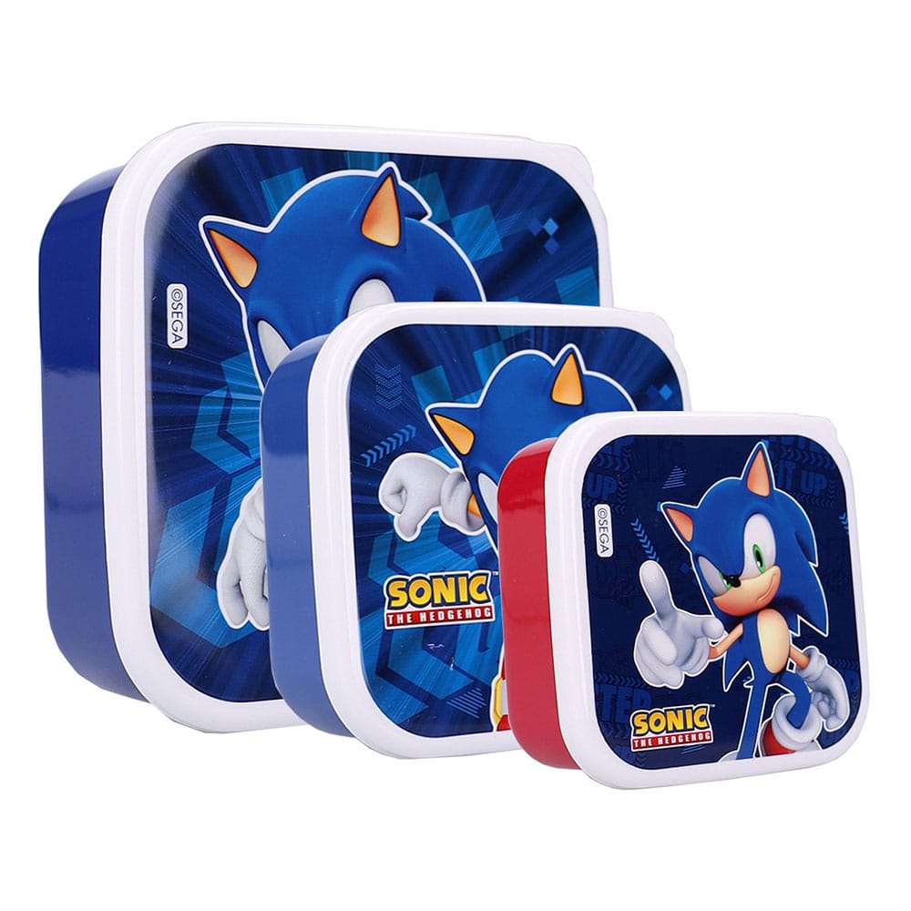 Sonic the Hedgehog Snackbox Set Sonic Fresh Bites