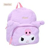 Sanrio Rucksack Kuromil Fluffy Festival Purple 26 cm