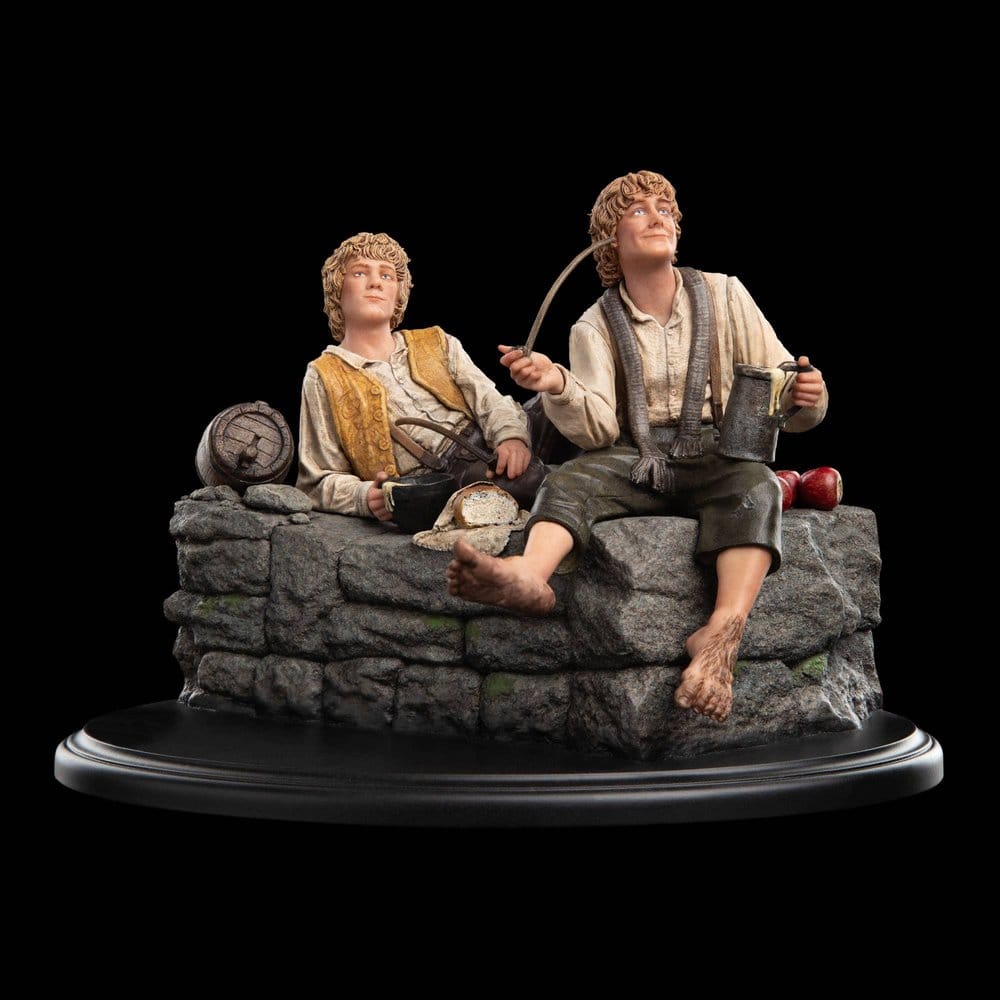 Der Herr der Ringe Mini Statue Merry und Pippin 12 cm