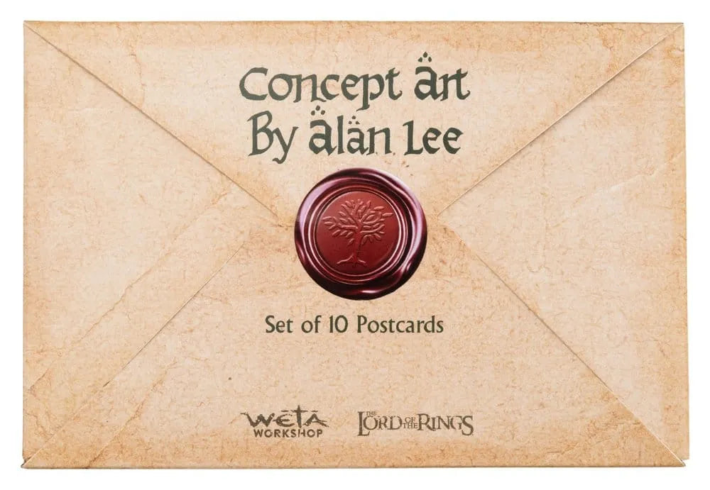 Herr der Ringe Postkarten Set Concept Art by Alan Lee: The Lord of the Rings 15 x 12 cm