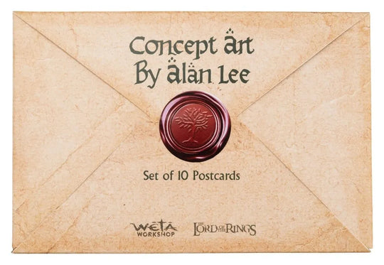 Herr der Ringe Postkarten Set Concept Art by Alan Lee: The Lord of the Rings 15 x 12 cm
