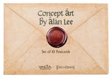 Herr der Ringe Postkarten Set Concept Art by Alan Lee: The Lord of the Rings 15 x 12 cm