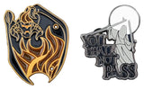 Herr der Ringe Ansteck-Pin Doppelpack You Shall Not Pass 8 cm
