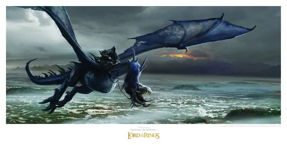 Herr der Ringe Kunstdruck Nazgul Ahunt 59 x 30 cm