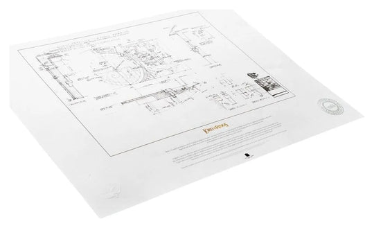 Herr der Ringe Bauplan Kunstdruck The Grey Havens 59 x 42 cm