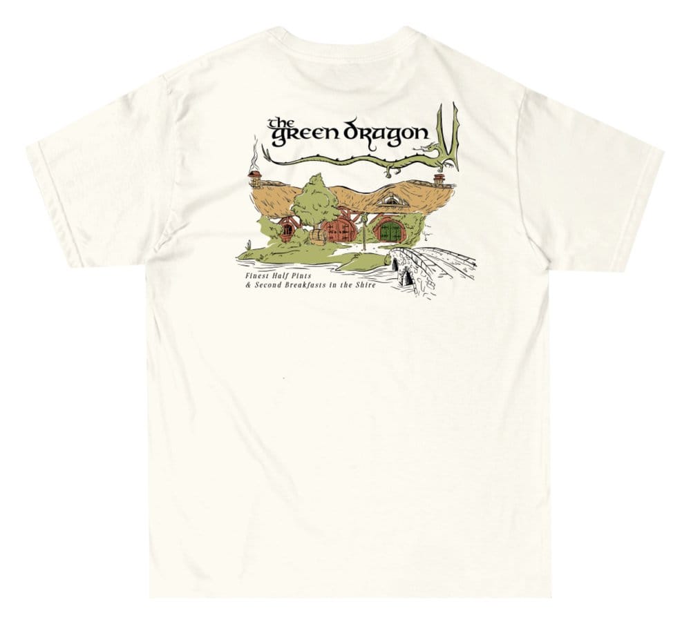 Herr der Ringe T-Shirt Green Dragon Inn / Cream 3XL