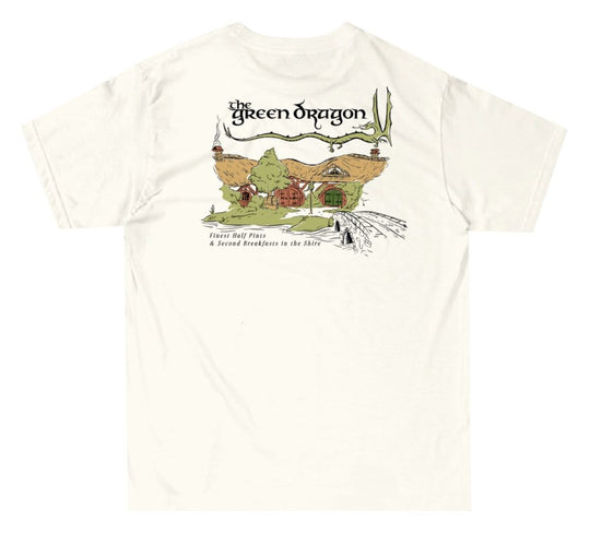 Herr der Ringe T-Shirt Green Dragon Inn / Cream 2XL