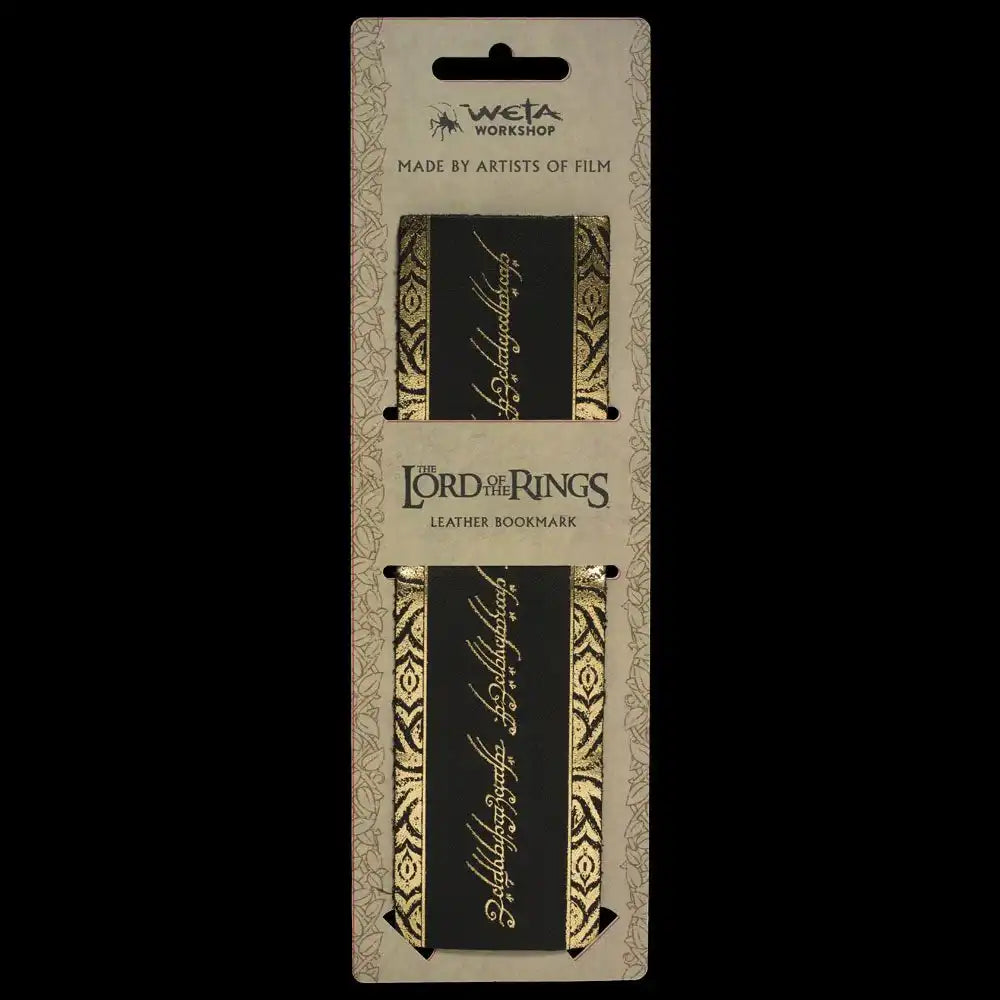 Herr der Ringe Leder Lesezeichen The One Ring Inscription