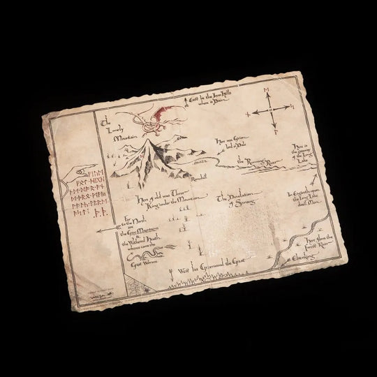 Der Hobbit Kunstdruck Thorin's Map 40 x 30 cm