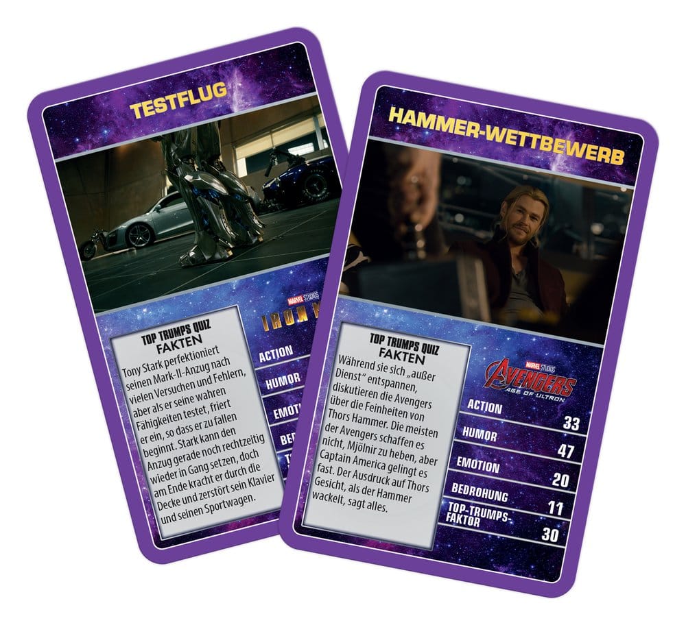 Marvel Kartenspiel Top Trumps Collectables *Deutsche Version*
