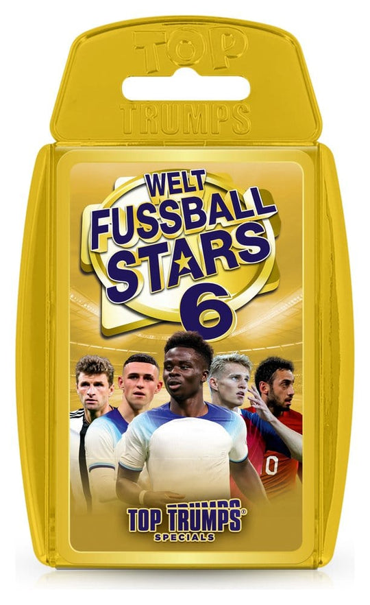 Weltfussballstars 6 Kartenspiel Top Trumps *Deutsche Version*