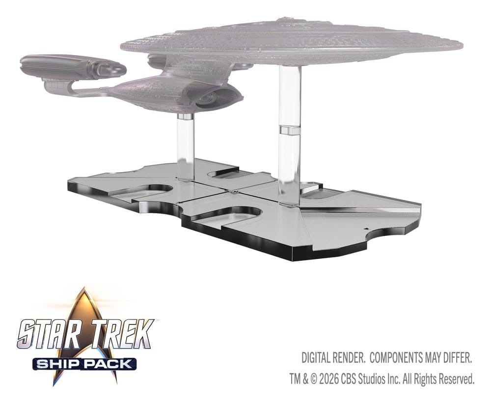 Star Trek Ship Pack Boxed Miniaturen vorbemalt U.S.S. Enterprise - 60th Anniversary Edition 22 cm