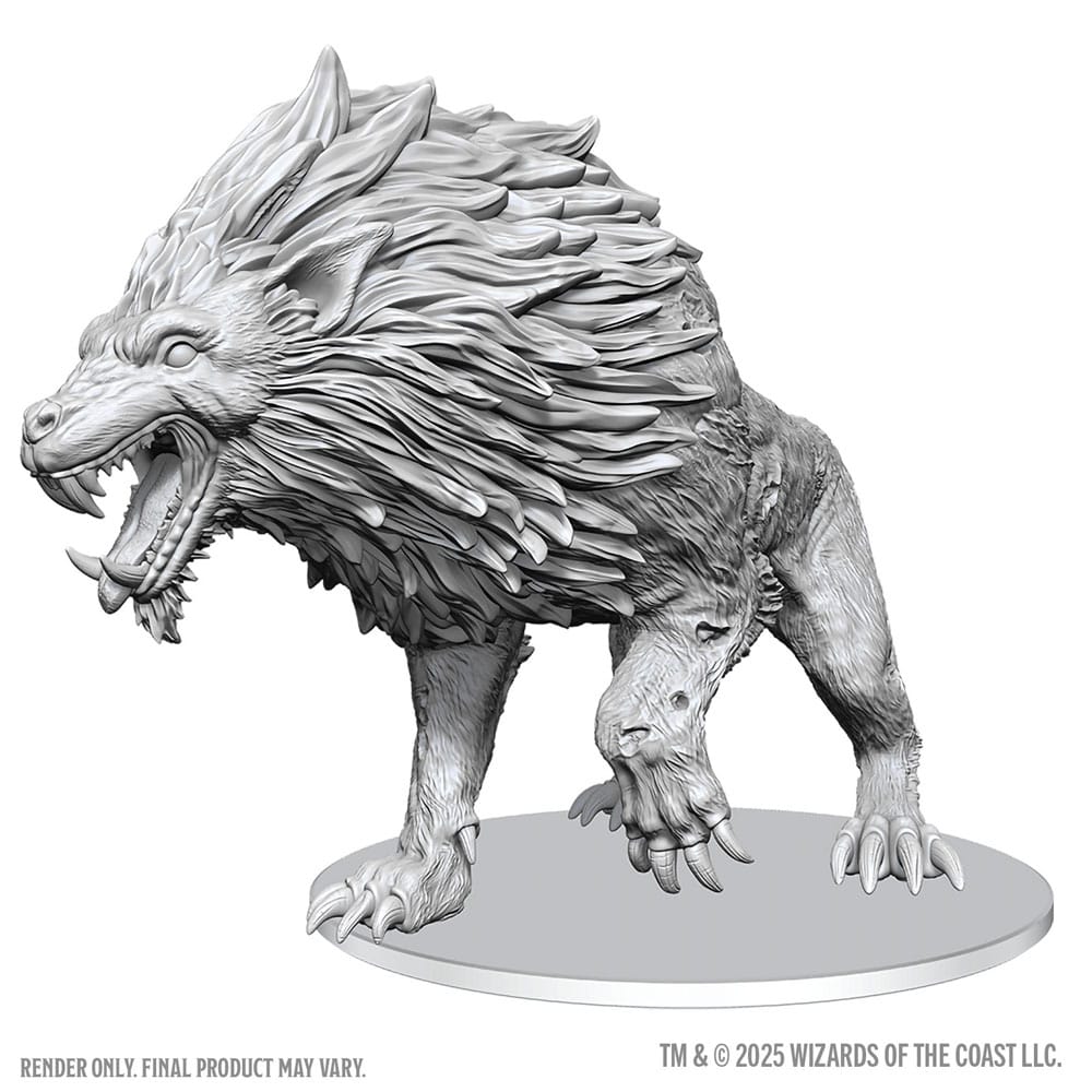 D&D Nolzur's Marvelous Miniatures Miniaturen unbemalt Dire Worg 11 cm