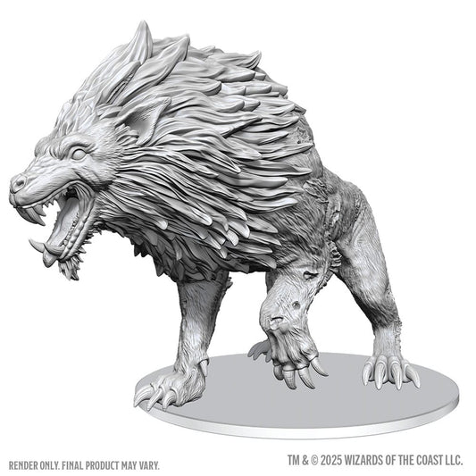 D&D Nolzur's Marvelous Miniatures Miniaturen unbemalt Dire Worg 11 cm