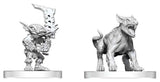 Pathfinder Battles Deep Cuts Miniatur unbemalt Goblin Commando & Goblin Dog 13 cm