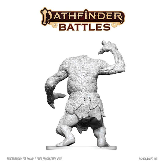 Pathfinder Battles Deep Cuts Miniatur unbemalt Waldtroll 15 cm