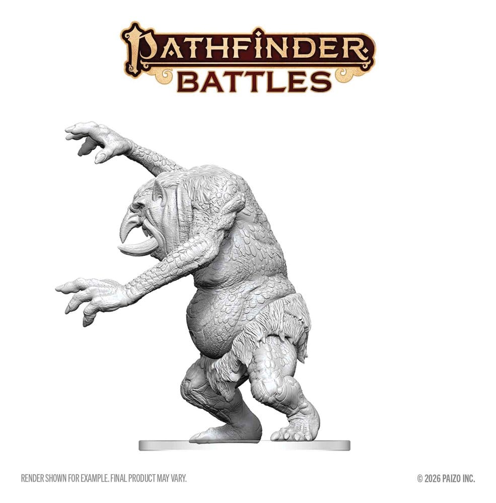 Pathfinder Battles Deep Cuts Miniatur unbemalt Waldtroll 15 cm
