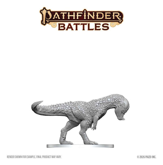 Pathfinder Battles Deep Cuts Miniatur unbemalt Pachycephalosaurus 13 cm