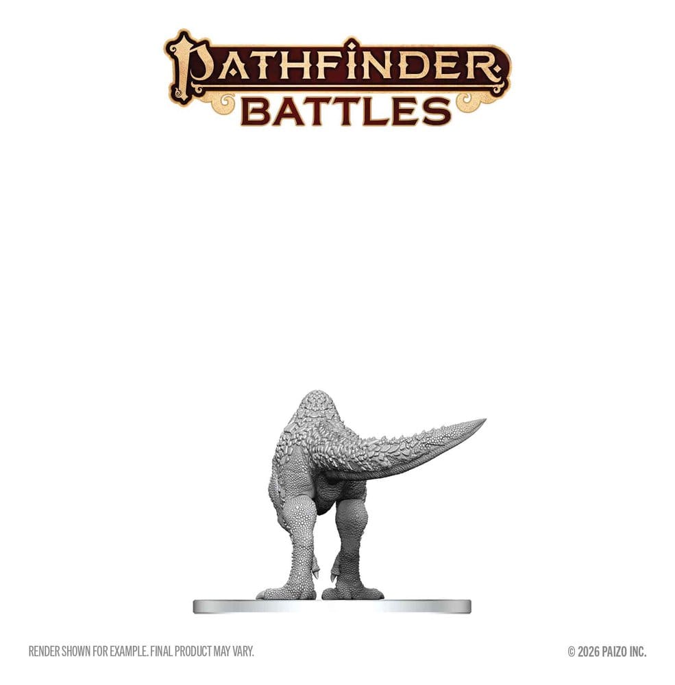 Pathfinder Battles Deep Cuts Miniatur unbemalt Pachycephalosaurus 13 cm