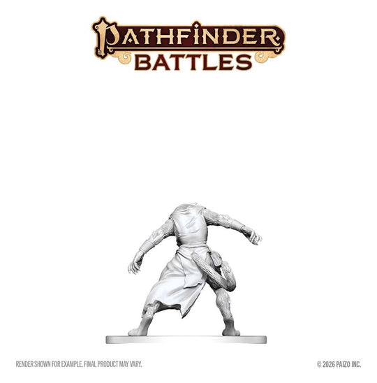 Pathfinder Battles Deep Cuts Miniatur unbemalt Weretiger 13 cm
