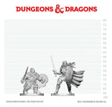 D&D Nolzur's Marvelous Miniatures Minifiguren Zwergen-Kämpfer & Ork-Paladin 13 cm