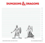 D&D Nolzur's Marvelous Miniatures Minifiguren Schwarzer Handschuh & Zhentilar-Paladin von Bane 13 cm