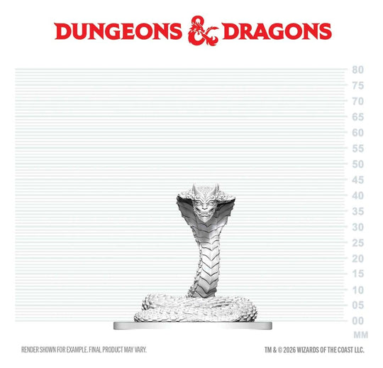D&D Nolzur's Marvelous Miniatures Minifigur Guardian Naga 6 cm