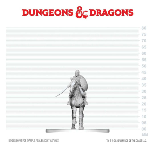 D&D Nolzur's Marvelous Miniatures Minifiguren Nimblewright Steed with Rider 6 cm