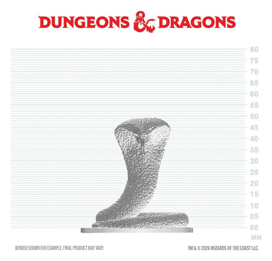 D&D Nolzur's Marvelous Miniatures Minifigur Polarschlange 4 cm