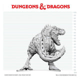 Dungeons & Dragons Nolzur's Marvelous Miniatures Miniatur unbemalt Tyrannosaurus Zombie 20 cm