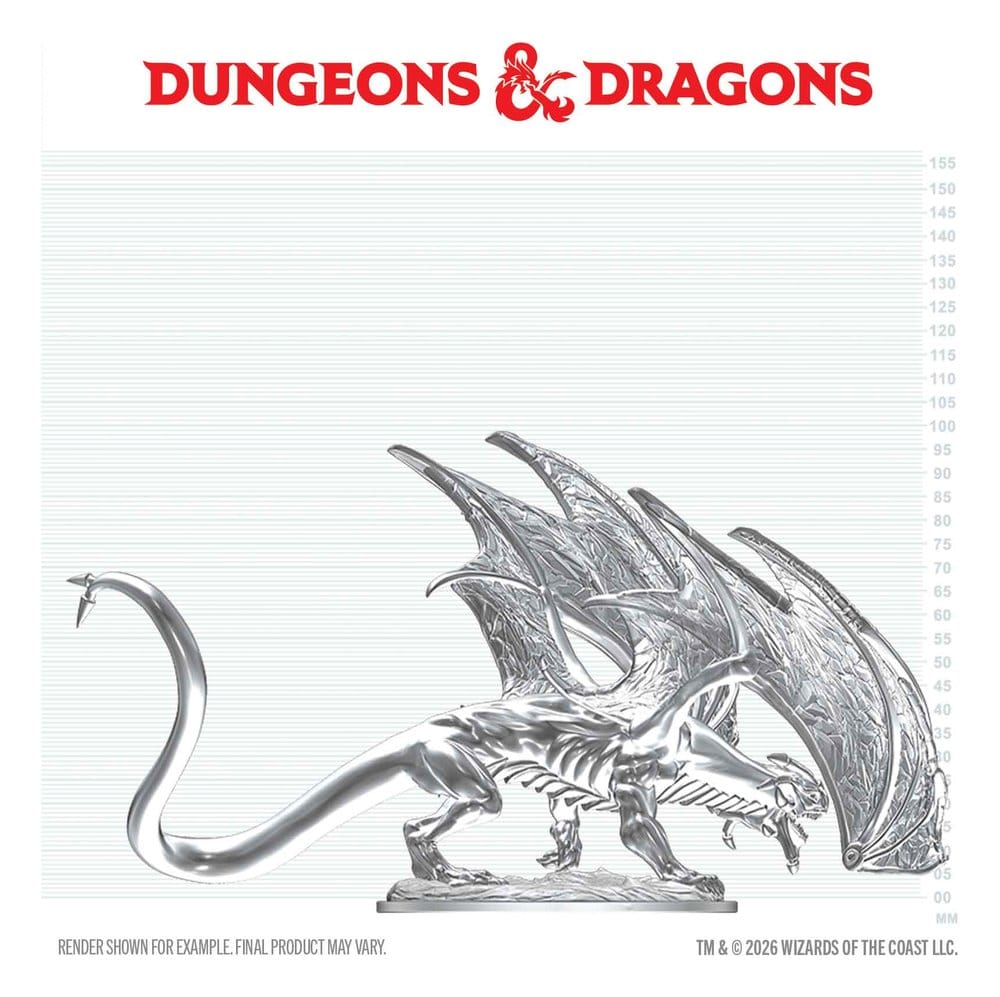 Dungeons & Dragons Nolzur's Marvelous Miniatures Miniatur unbemalt Junger Saphirdrache 20 cm