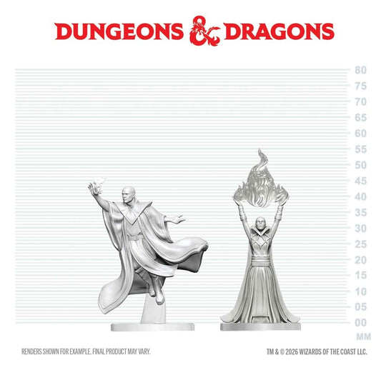 Dungeons & Dragons Nolzur's Marvelous Miniatures Miniatur unbemalt Roter Magier & Erzmagier 14 cm
